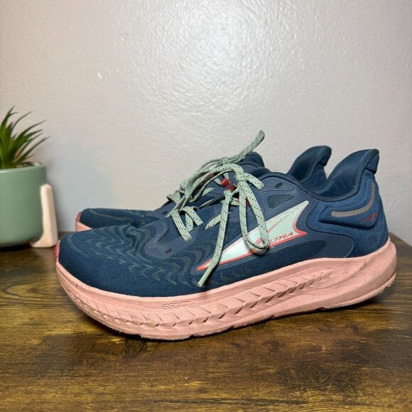 Altra Shoes - Altra Torin 7 Women's Running Shoes Navy Pink EGO MAX Comfort Size 11